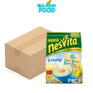 [Thùng x12 Bịch] Ngũ Cốc Nestle NesVita ít đường 350g (14 gói x 25g)