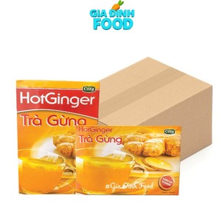 [Thùng x30 Hộp] Trà Gừng Cozy hòa tan Hot Ginger Hương Vị Cay Ngọt Hỗ Trợ Làm Ấm Cơ Thể 20 gói x 10g
