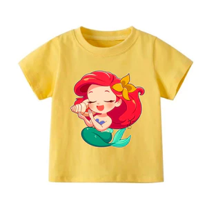 👕 Áo Thun Bé Gái mềm mịn thoáng mát in hình dễ thương 👕 AT336