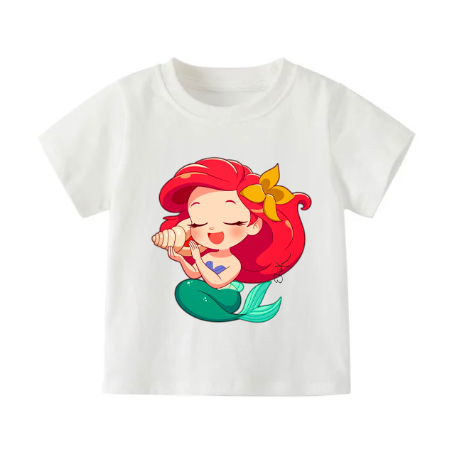 👕 Áo Thun Bé Gái mềm mịn thoáng mát in hình dễ thương 👕 AT336