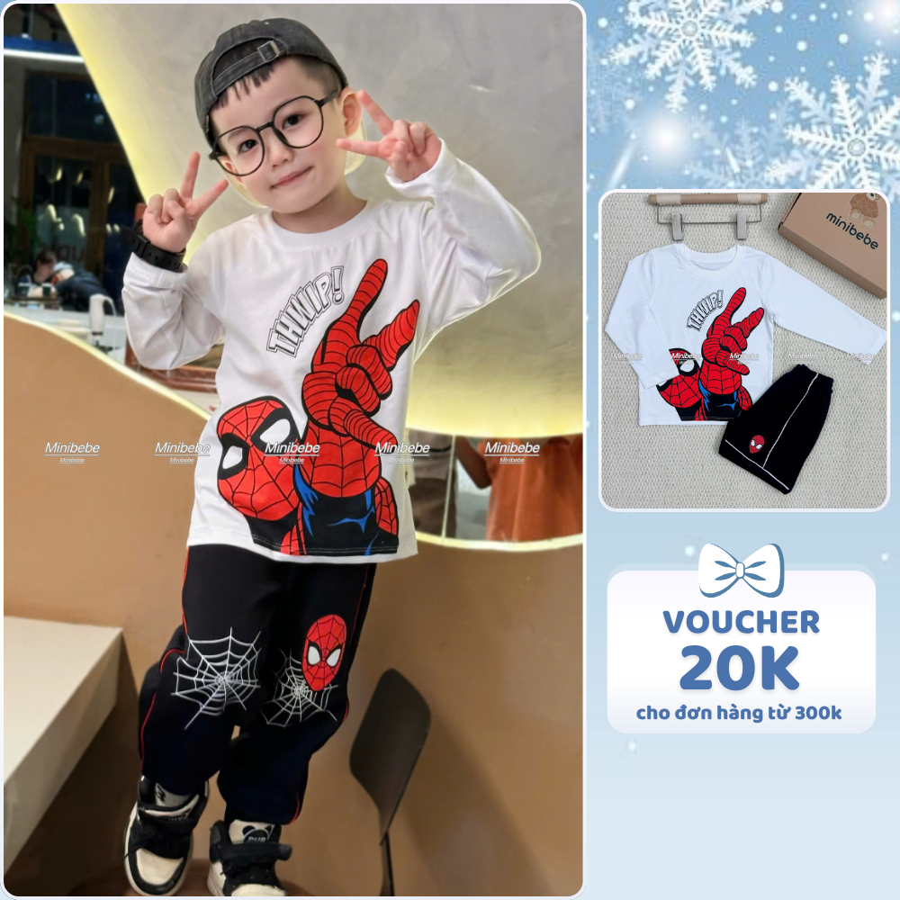 [À ƠI SHOP] T47- bộ dài tay nhện thwip!- a210.432