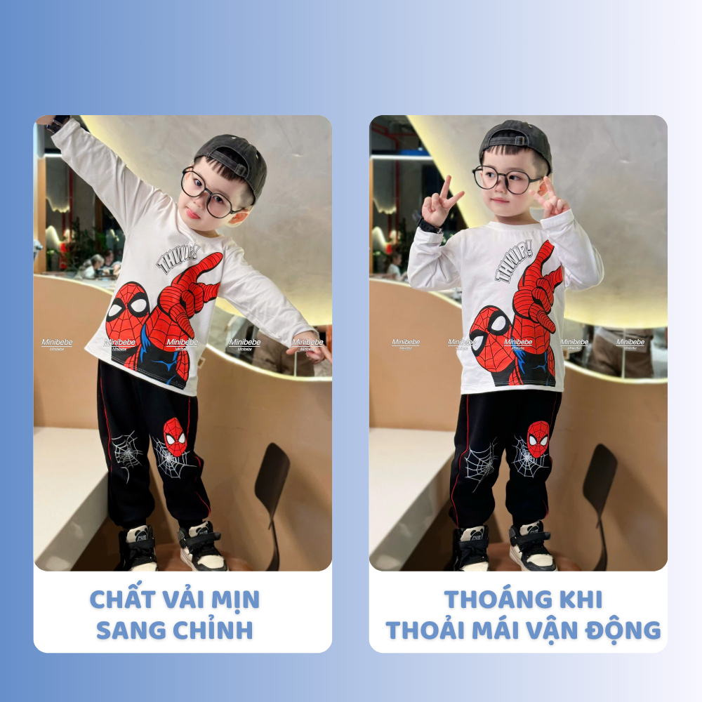 [À ƠI SHOP] T47- bộ dài tay nhện thwip!- a210.432