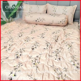 🌱ẢNH THẬT🌱Bộ Ga Gối Lyocell Microfiber Nằm Thoáng Mát, Mềm Mại, Thấm Hút Mồ Hôi Tốt _Chăn Ga Sỉ HCM