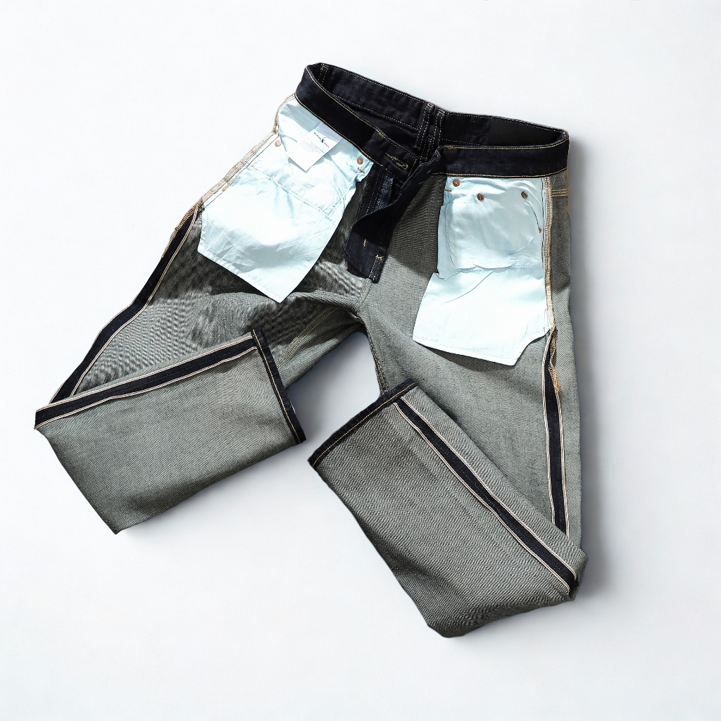 HunterXrays D101 Quần Jeans Selvedge Denim Nhật Bản  Thời Thượng Form CarrotFit Vải Cao Cấp 13oz
