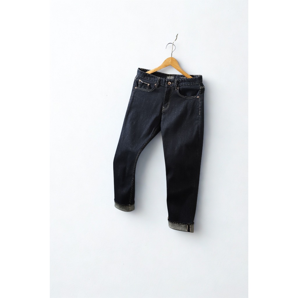 HunterXrays D101 Quần Jeans Selvedge Denim Nhật Bản  Thời Thượng Form CarrotFit Vải Cao Cấp 13oz