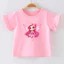 👕 Áo Thun Bé Gái mềm mịn thoáng mát in hình dễ thương 👕 AT341
