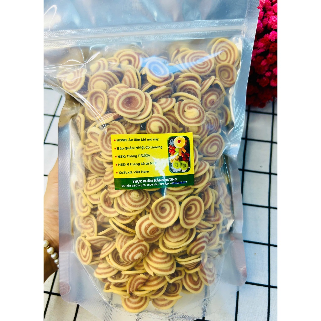 1Kg Bánh Tai Heo Nhí vị đậm đà, Ngon, Giòn/ 500g_ Ăn Vặt, Bánh Tết