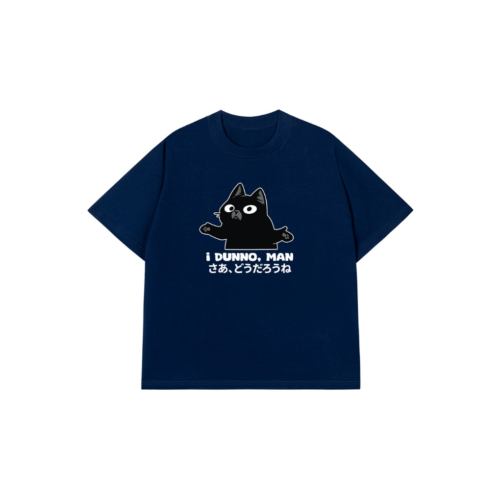 Áo Vớ Vẩn Vui Tươi REDLABEL Áo Thun I DUNNO, MAN Cotton 100% Oversize Nam Nữ TS72