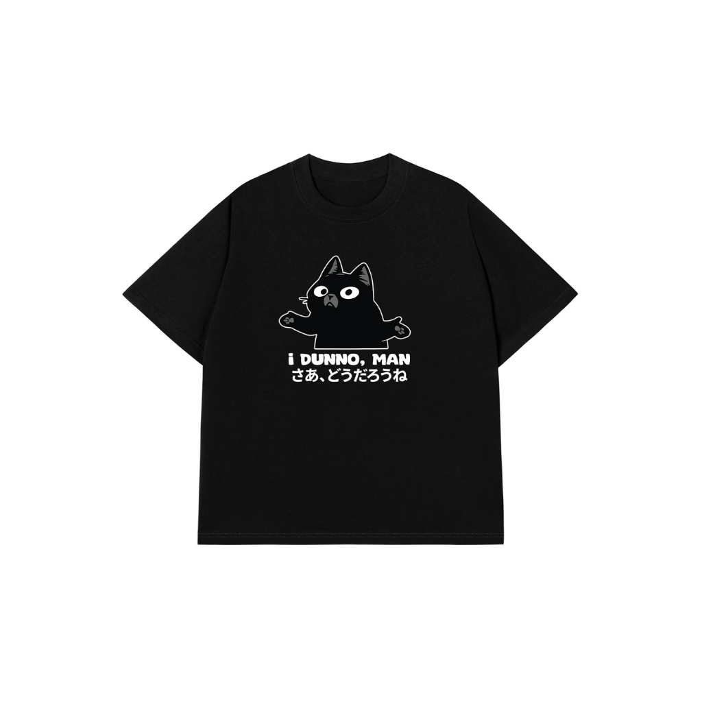Áo Vớ Vẩn Vui Tươi REDLABEL Áo Thun I DUNNO, MAN Cotton 100% Oversize Nam Nữ TS72