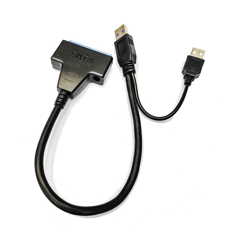 Cáp chuyển đổi DÂY KÉP USB 3.0 sang SATA hỗ trợ 4TB , HÀNG TỐT BAO BÌ NHỰA, HDD 2.5/3.5 SSD.