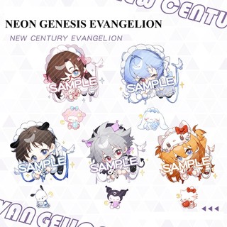 [ARTIST – HÀNG SẴN] Keychain Mica Neon Genesis Evangelion Lấp Lánh – Rei Ayanami / Maya Ibuki / Kaworu Nagisa
