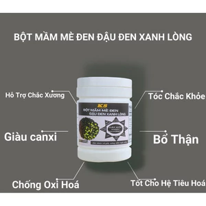 Combo 2 Hủ, 2 Loại Khác Nhau 1kg Bột Mầm Mè Đen — Đậu Đen Xanh Lòng và Bột Mầm Đậu Đen Xanh Lòng