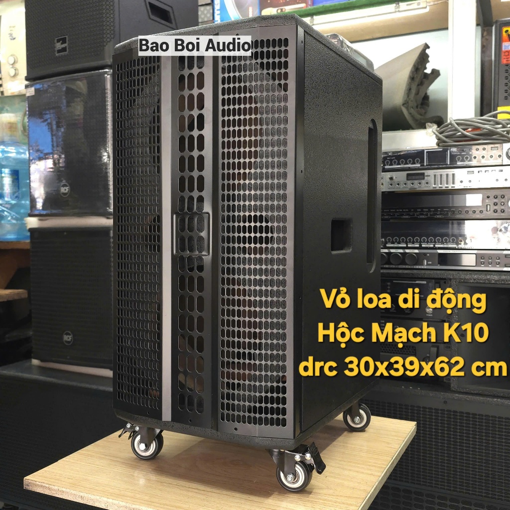 Vỏ Loa Xách Tay Mạch K2000 Đứng Bánh Xe - Bass 20cm Treb 250 | Shopee ...