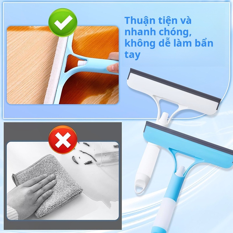 Chất lượng Cây lau kính đa năng 3 trong 1 kèm bình xịt và gạt nước