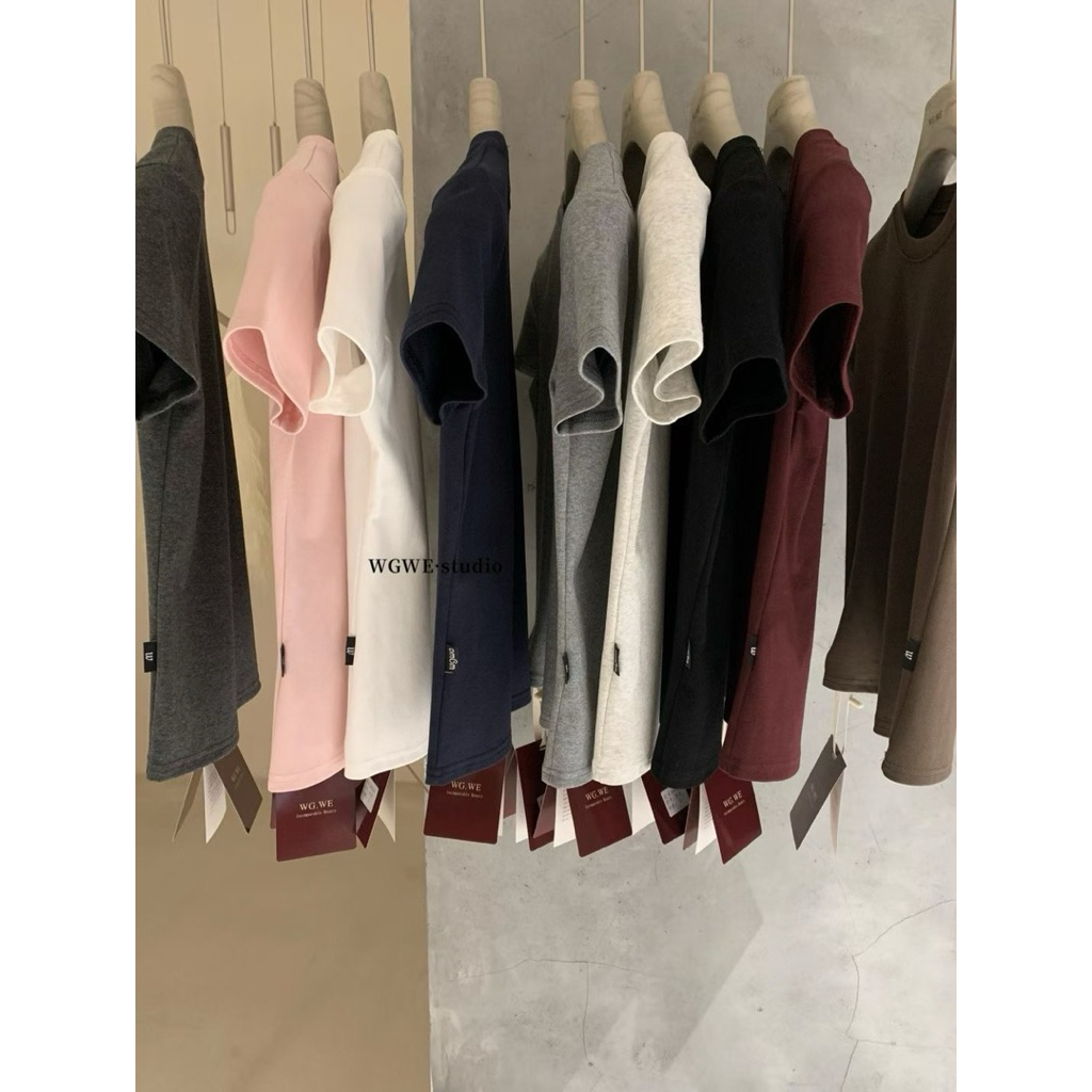 𝑺𝒔𝒖.𝑺𝒕𝒖𝒅𝒊𝒐// NEW WGWE 8539 ÁO THUN PHÔNG CỔ TRÒN BASIC