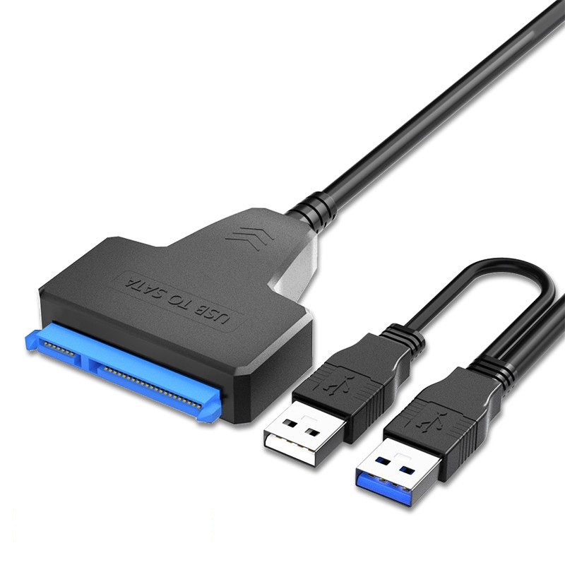Cáp chuyển đổi ổ cứng DÂY KÉP USB 3.0 sang SATA hỗ trợ 4TB , HÀNG TỐT BAO BÌ NHỰA, HDD 2.5/3.5INCH
