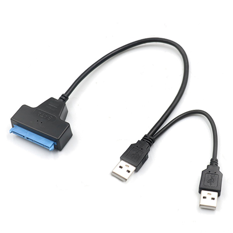 Cáp chuyển đổi ổ cứng DÂY KÉP USB 3.0 sang SATA hỗ trợ 4TB , HÀNG TỐT BAO BÌ NHỰA, HDD 2.5/3.5INCH