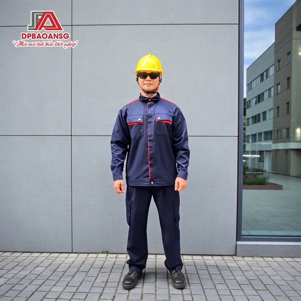 Quần Áo Bảo Hộ Tay Dài Có Phản Quang Cho Nam Kỹ Sư, Công Nhân Cơ Khí, Xây Dựng - Đủ Size, Nhiều Màu