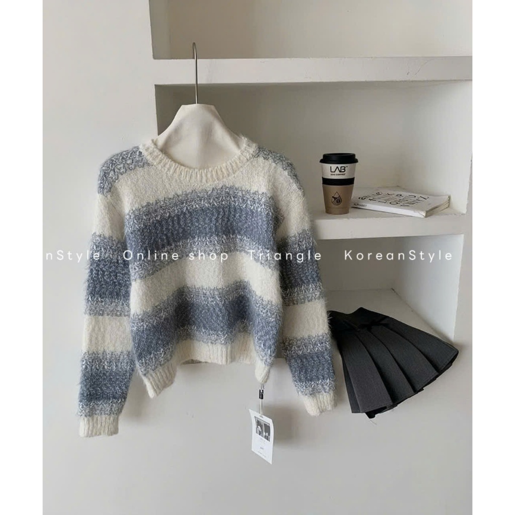 TRIANGLE - Soft Sweater (Cân nhắc kỹ, return is not welcomed) - Áo len phong cách Hàn Quốc, thanh lịch, dễ mặc