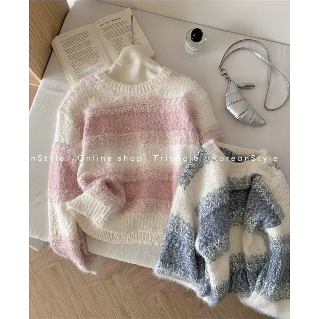 TRIANGLE - Soft Sweater (Cân nhắc kỹ, return is not welcomed) - Áo len phong cách Hàn Quốc, thanh lịch, dễ mặc