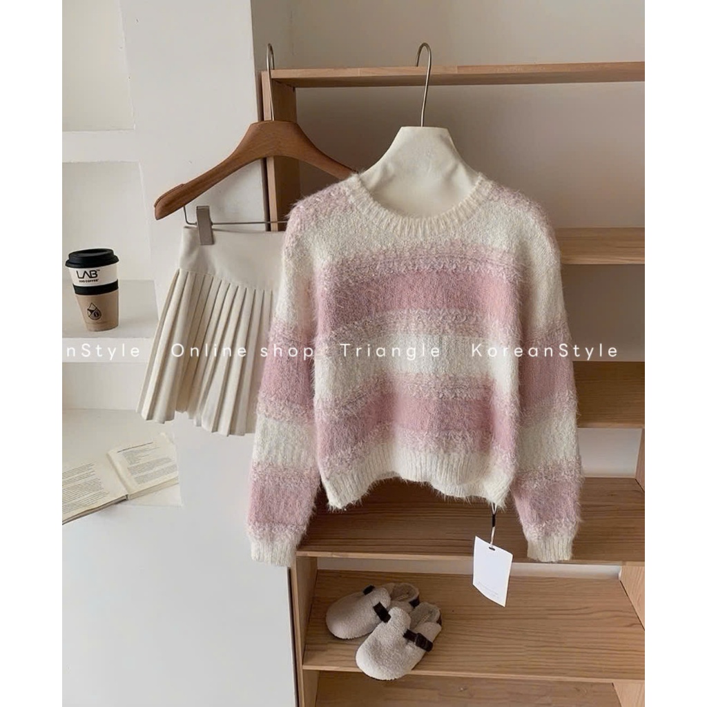 TRIANGLE - Soft Sweater (Cân nhắc kỹ, return is not welcomed) - Áo len phong cách Hàn Quốc, thanh lịch, dễ mặc