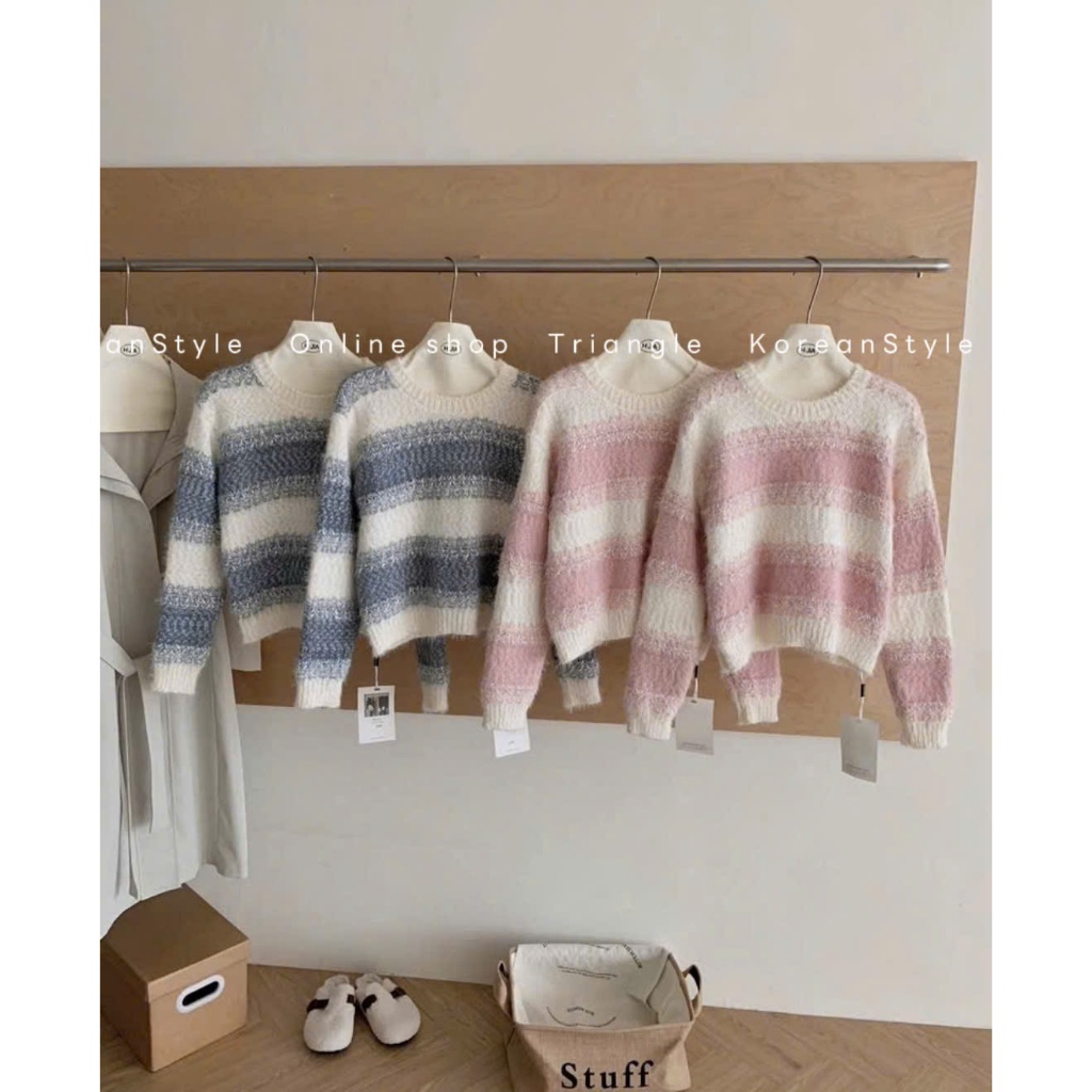 TRIANGLE - Soft Sweater (Cân nhắc kỹ, return is not welcomed) - Áo len phong cách Hàn Quốc, thanh lịch, dễ mặc
