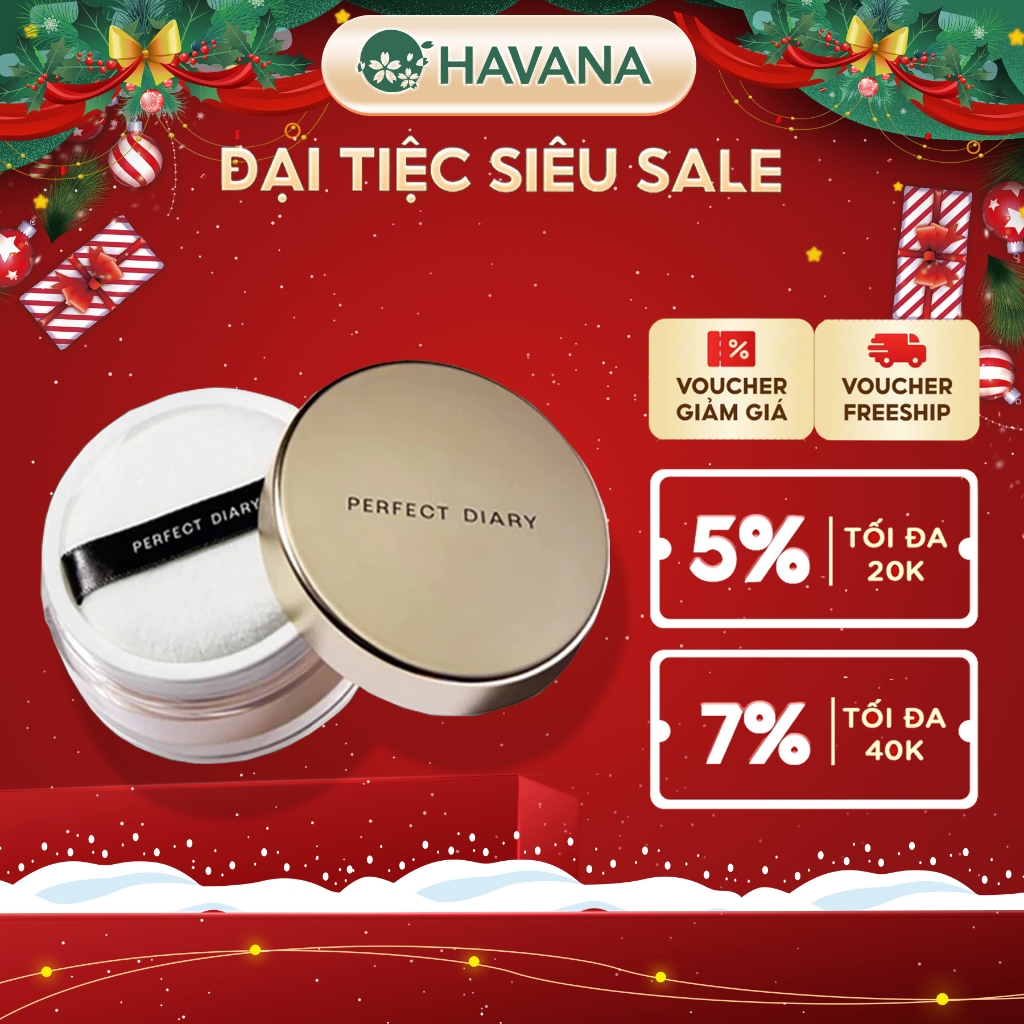 PHẤN PHỦ PERFECT DIARY WEIGHTLESS SOFT VELVET BLURRING LOOSE POWDER ...