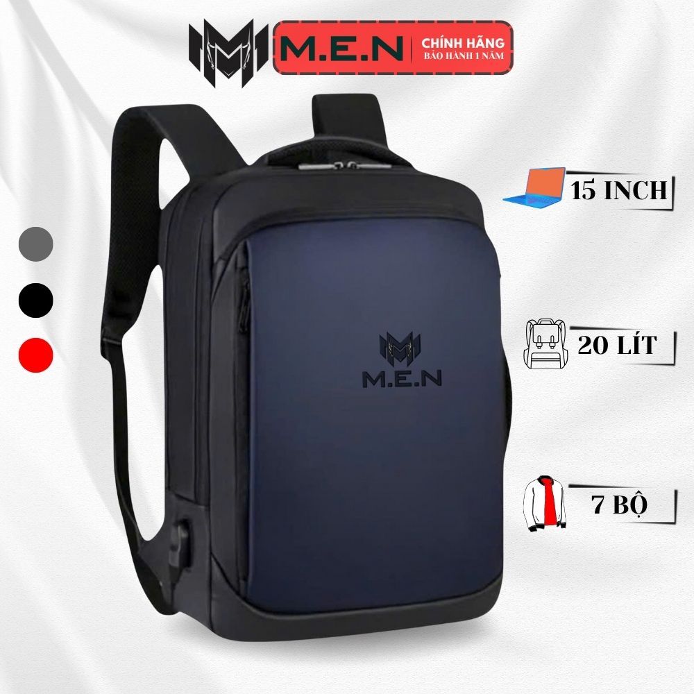 Ba lô laptop công nghệ mới Men Atric đen xanh {SIÊU PHẨM}