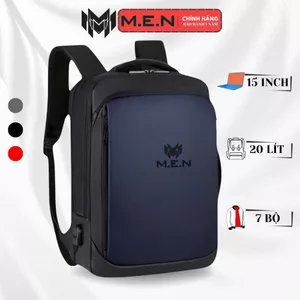 Ba lô laptop công nghệ mới Men Atric đen xanh {SIÊU PHẨM}