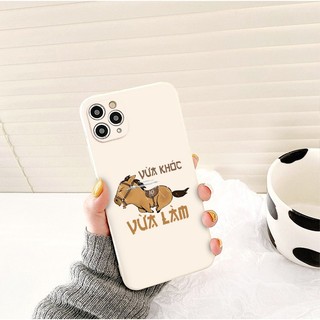Ốp lưng iphone Vừa khóc vừa làm Mã Tiểu Dã 6/8/7/plus/x/xr/xsmax/11/12/13/14/15/16/17 pro max air - etrang,eden2030