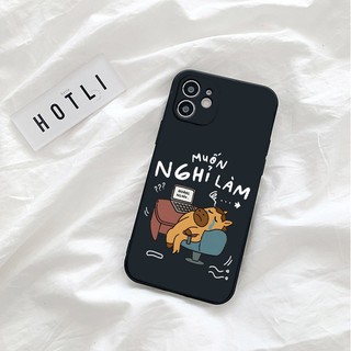 Ốp lưng iphone Mã Tiểu Dã Muốn nghỉ làm 6/8/7/plus/x/xr/xsmax/11/12/13/14/15/16/17 pro max air - etrang,eden2028