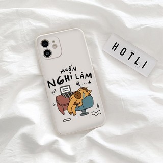 Ốp lưng iphone Mã Tiểu Dã Muốn nghỉ làm 6/8/7/plus/x/xr/xsmax/11/12/13/14/15/16/17 pro max air - etrang,eden2028