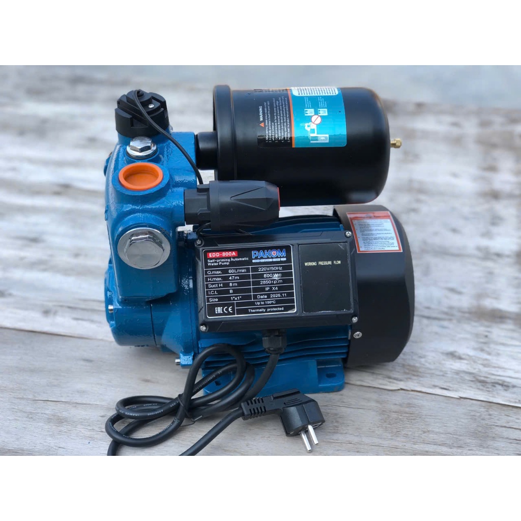 BƠM NƯỚC TĂNG ÁP 800W NƯỚC NÓNG VÀ LẠNH CAO CẤP ĐIỆN TỪ – PAKOM THÁI ...