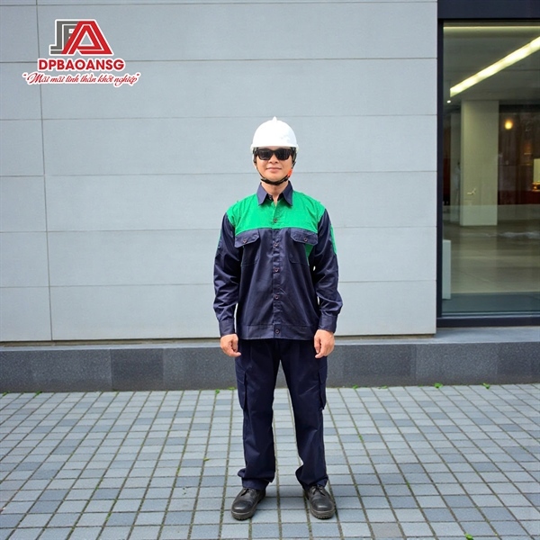 Quần Áo Bảo Hộ Tay Dài Có Phản Quang Cho Nam Kỹ Sư, Công Nhân Cơ Khí, Xây Dựng - Đủ Size, Nhiều Màu