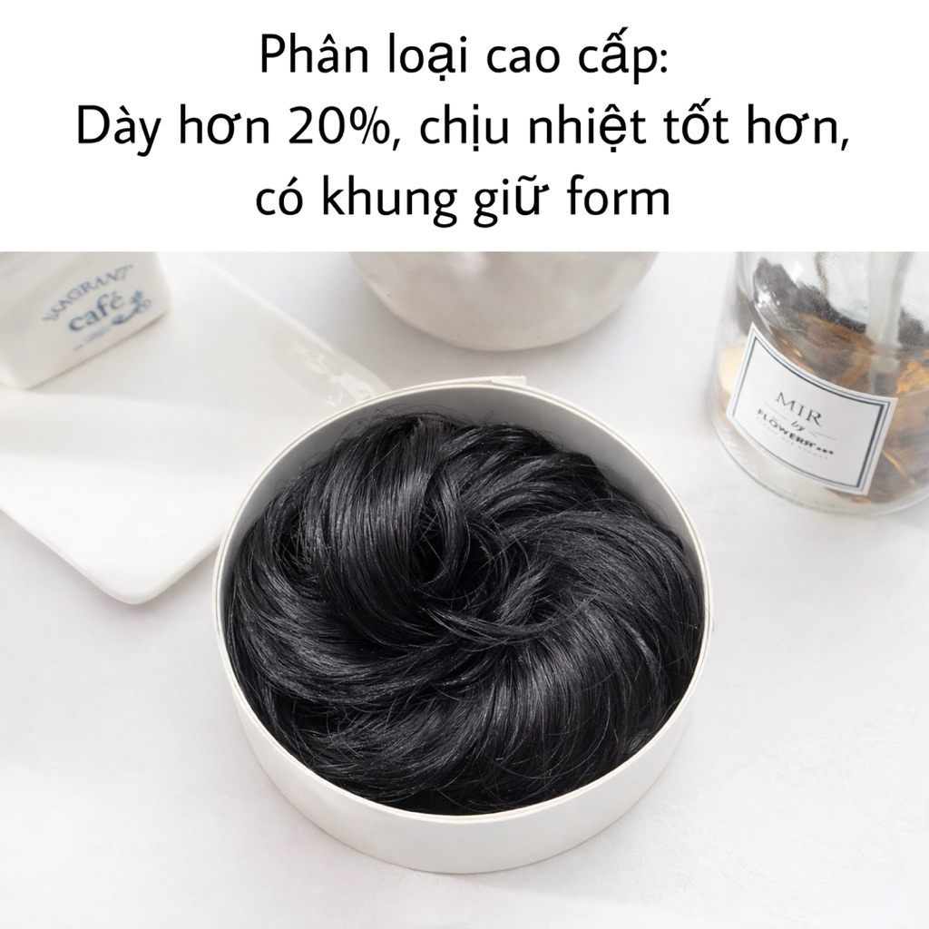 [TOP BÁN RẺ] BÚI TÓC GIẢ CỘT XOĂN DẠNG BUỘC ĐỦ MÀU DỄ DÙNG