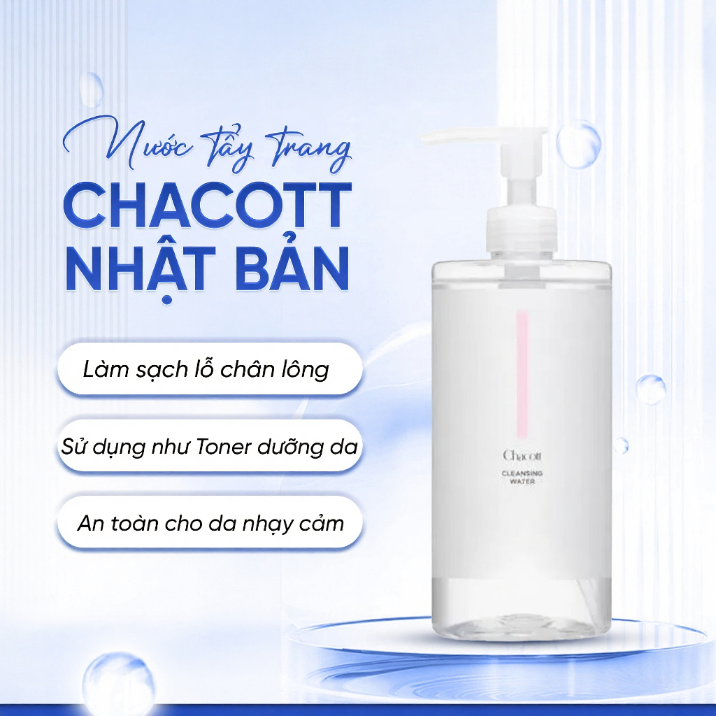 Chất lượng Nước Tẩy Trang Chacott For Professional Làm Sạch Dịu Nhẹ
