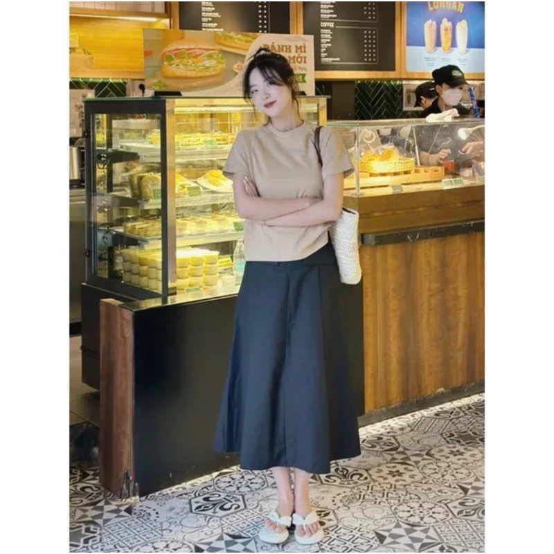 [Peinn] Áo thun baby tee trơn 3 màu