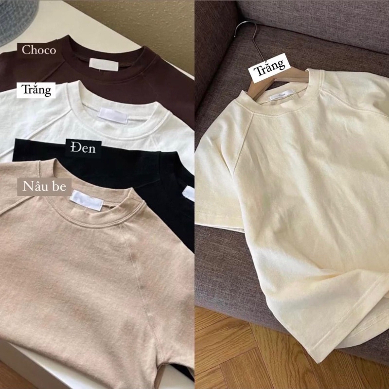 [Peinn] Áo thun baby tee trơn 3 màu