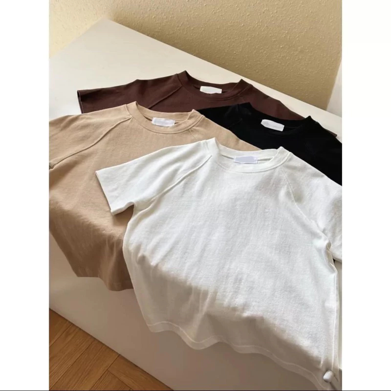 [Peinn] Áo thun baby tee trơn 3 màu