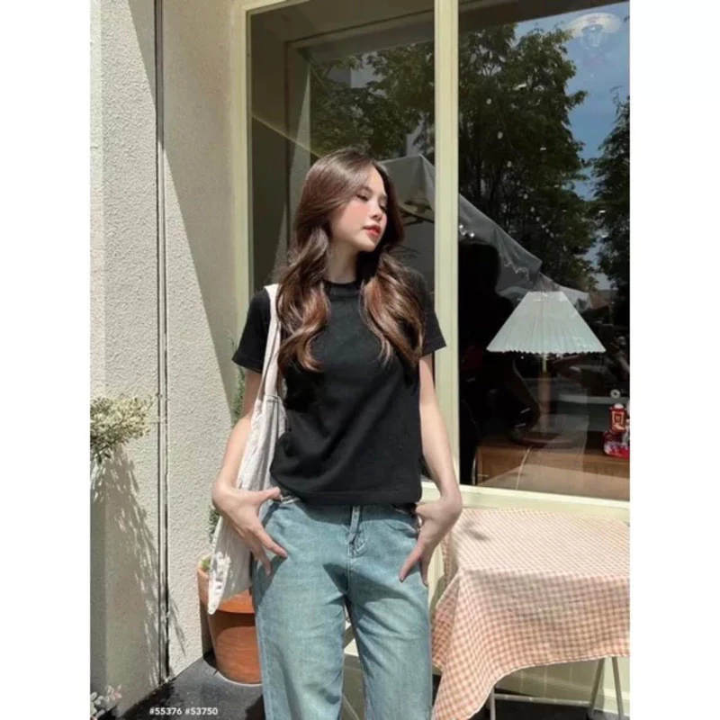 [Peinn] Áo thun baby tee trơn 3 màu