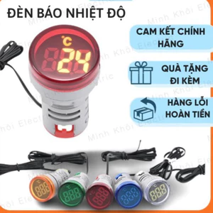 Đèn báo nhiệt độ phi 22, đèn nhiệt độ, đèn báo tủ điện Cao Cấp