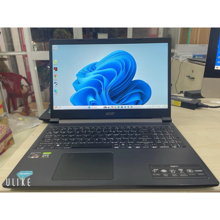 ACER ASPIRE A715-43G AMD RYZEN 5 5625U RAM 16G SSD 512G 15.6INCH 144HZ RTX 3050