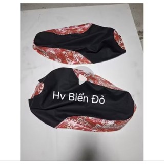 Da yên xe máy_xe điện Mẫu HV Biển Đỏ in KTS fom Kiểu_Zin ( Click vào chọn fom xe) yên xe máy_Điện