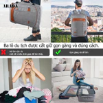 ARADA 60L Ba lô du lịch ngoài trời chống thấm nước 5 trong 1 có thể mở rộng dành cho nam và nữ — ảnh 2