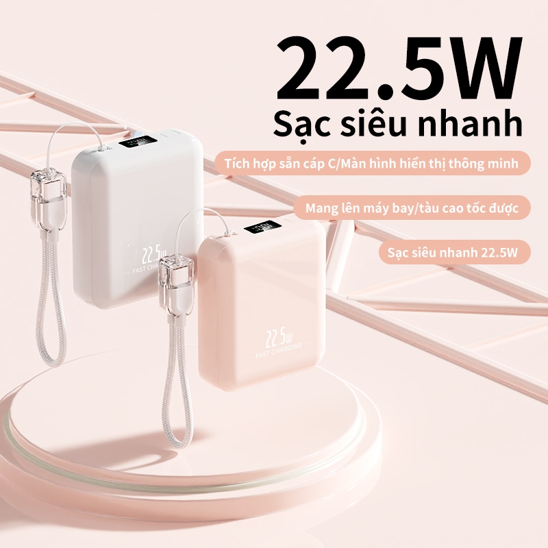 sạc dự phòng X051 Chính Hãng TAIPULING ,PD22.5W Củ Sạc có chứng nhận ,BH 12 Tháng