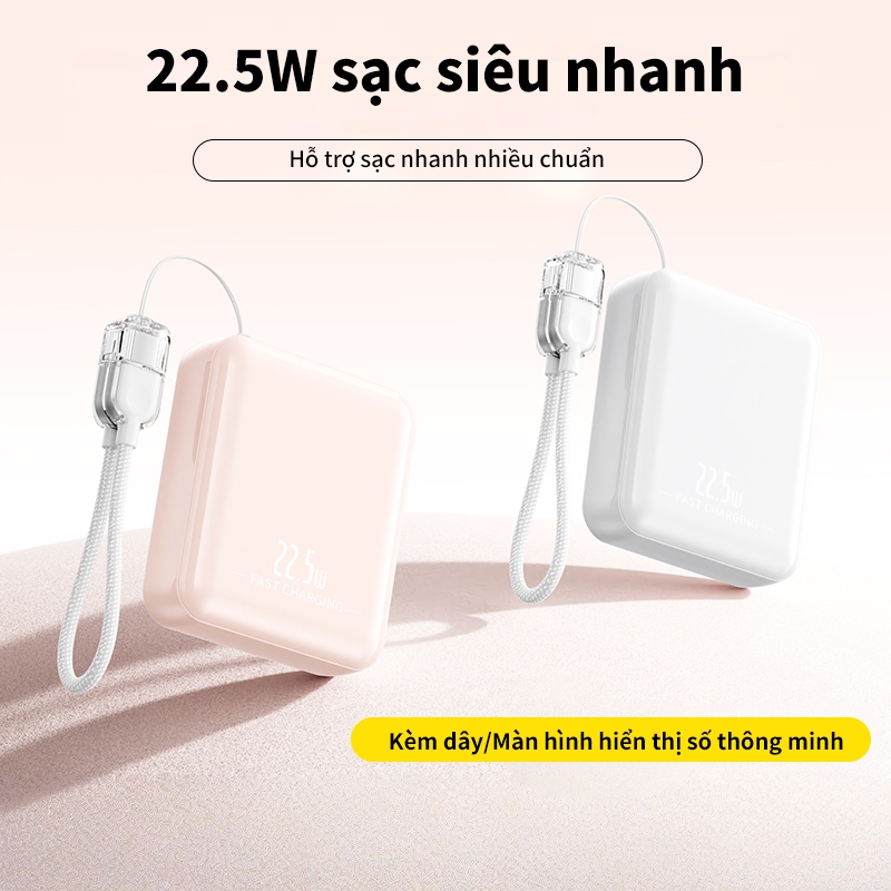 sạc dự phòng X051 Chính Hãng TAIPULING ,PD22.5W Củ Sạc có chứng nhận ,BH 12 Tháng