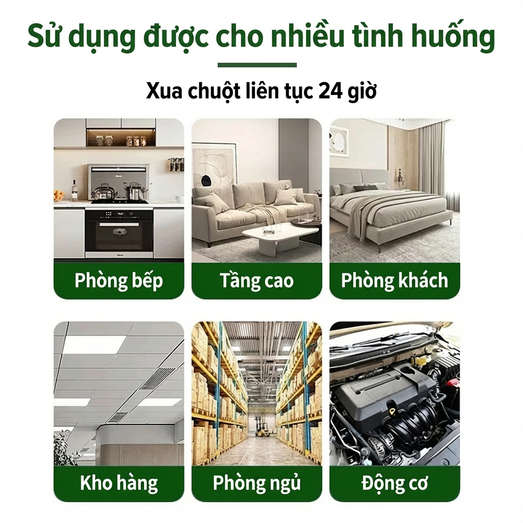 🐭 Xịt 1 lần, chuột hết sạch 🐭 Thuốc xua chuột, bình xịt 510ml, dùng trong nhà, khoang máy và ô tô