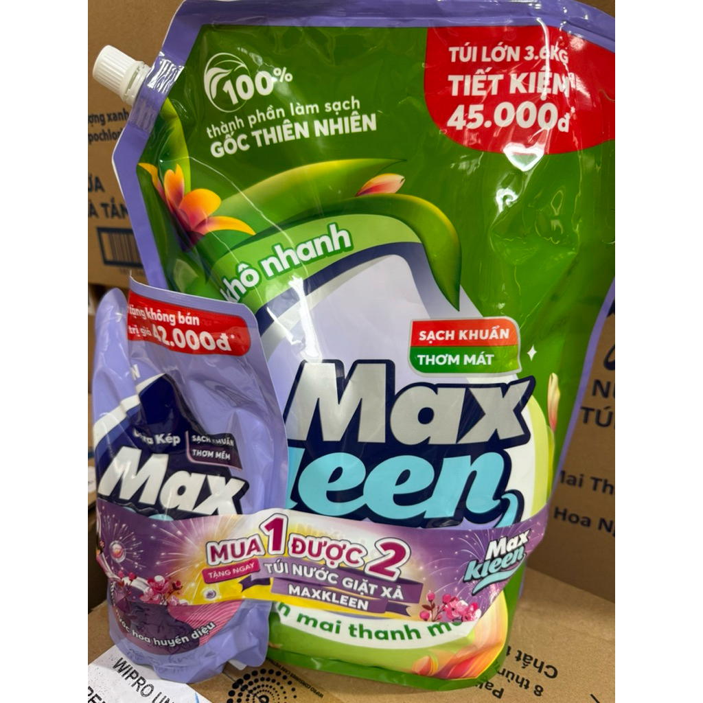Nước Lau Sàn MaxKleen chai / túi 1Kg
