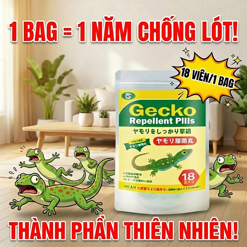 Độc quyền toàn mạng BS Xua Đuổi Thằn Lằn thuốc đuổi thằn lằn Thành phần từ thực vật • 18 viên/túi