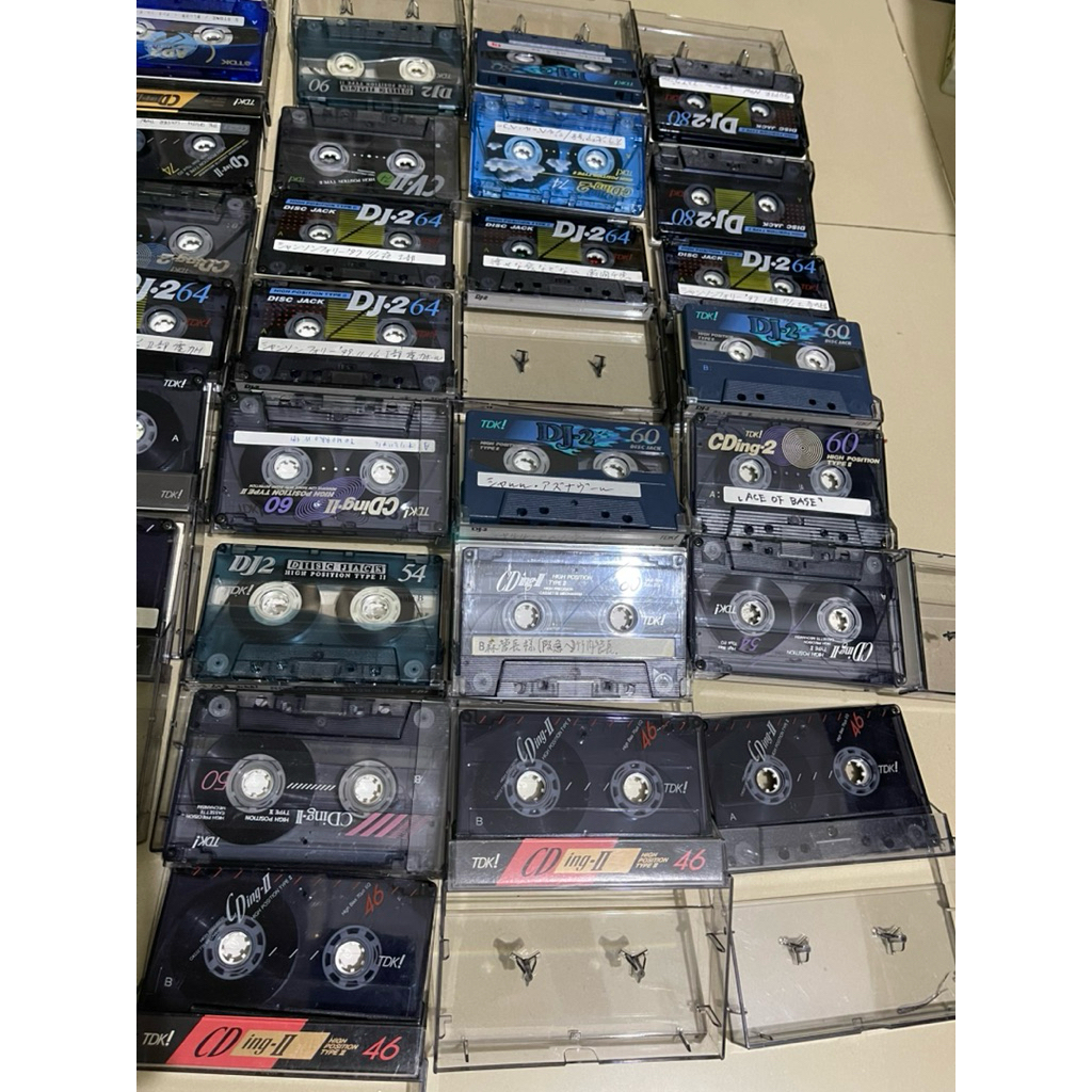 Combo 5 Băng Cassette Type 2 của các hãng , Maxell, Axia, TDK